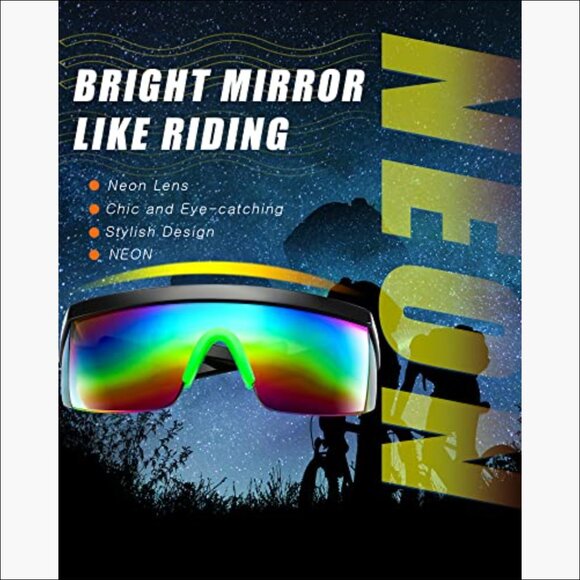 12 Pairs Semi Rimless Retro Sunglasses PC Rubber Wrap Around main image 4